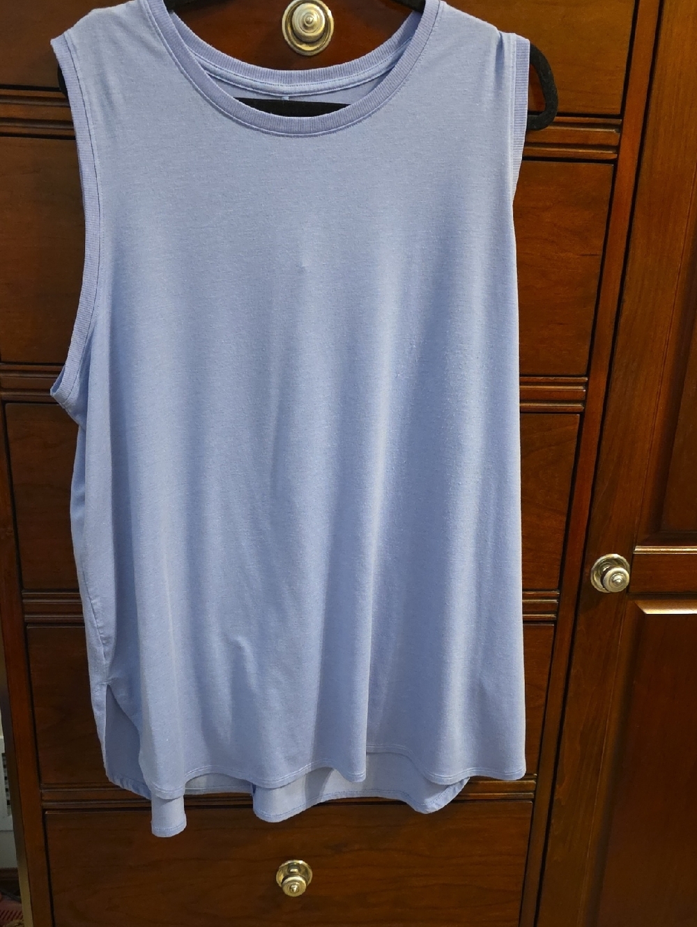tek gear Light Lavender Sleeveless Tank Top